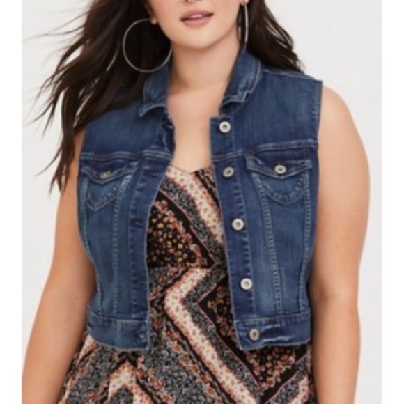 Old Navy Blue Denim Jean Vest | Poshmark
